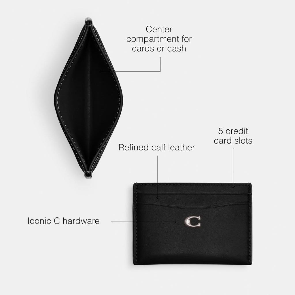 Coach Essential Card Case in Black U600866