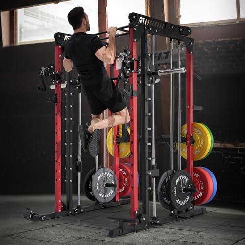 RitFit M1 & M1 Pro Smith Machine with Cable Crossover System for Home Gym Y659852