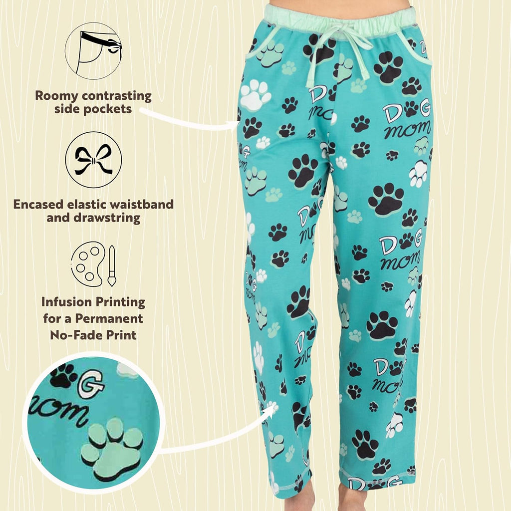 Lazy One Pajamas for Women, Dog Mom Pajama Set U43409