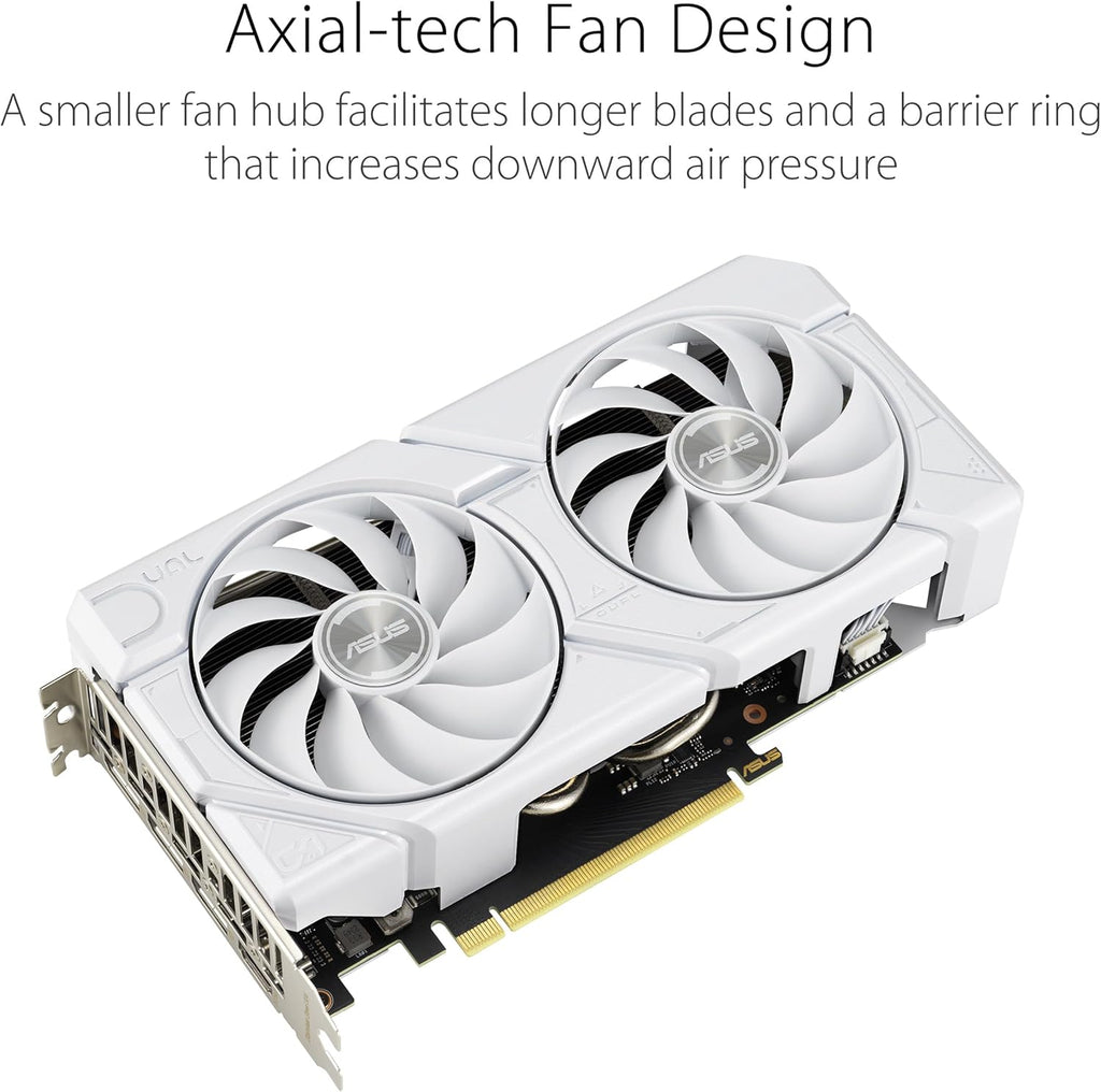 ASUS Dual GeForce RTX 4070 Super EVO White OC Edition 12GB GDDR6X B5076