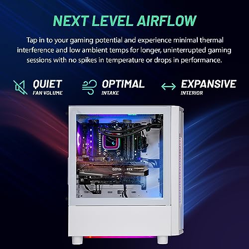Skytech Archangel Gaming PC Desktop, Ryzen 7 7700X, RTX 4070 Super, 1TB SSD, 32GB RAM, Win 11 Home N886