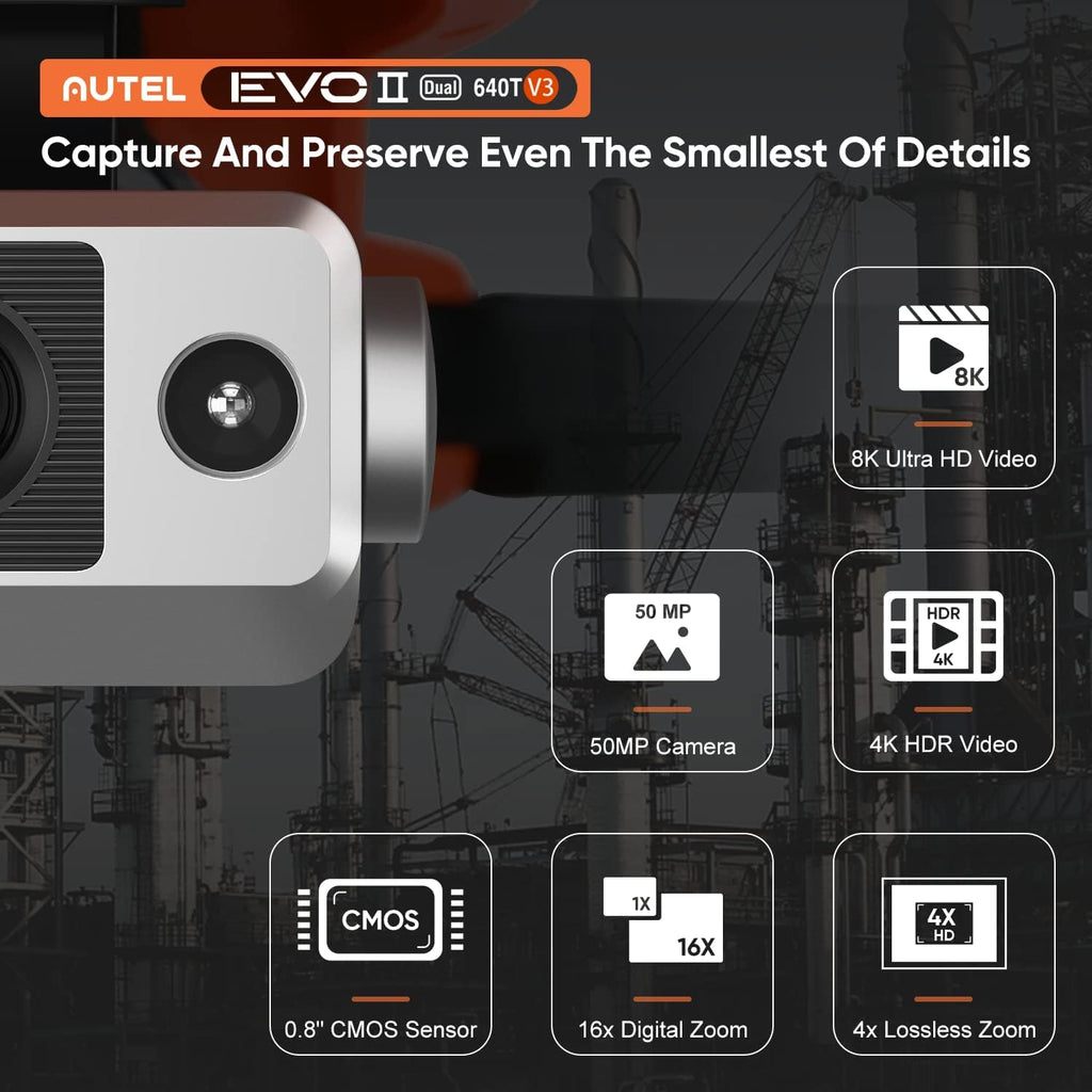 Autel Robotics EVO II Dual 640T V3 Thermal Imaging Drone O562