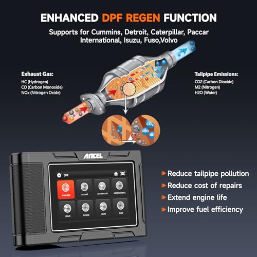 ANCEL HD3300 HD Full System Heavy Duty Truck Scanner with DPF Regeneration K582444