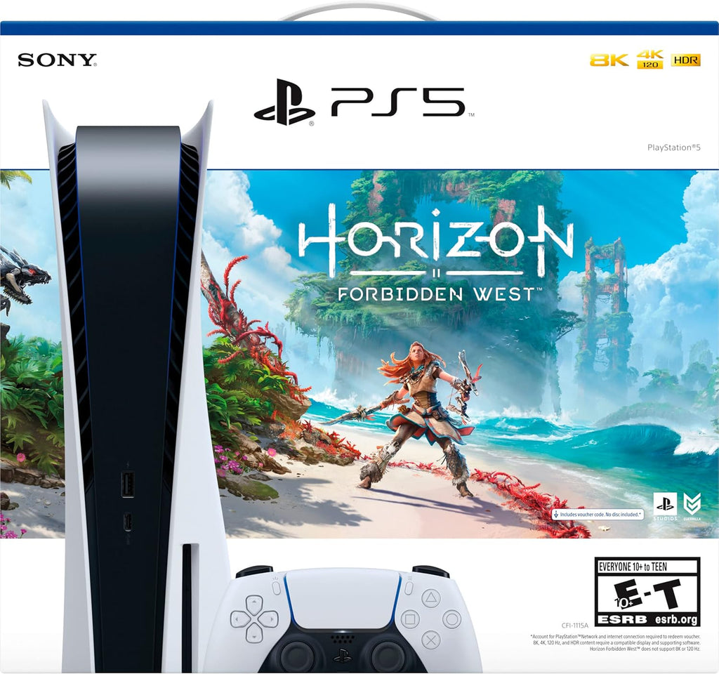Sony PS5 Disc Version Console Horizon Forbidden West Bundle Q9821
