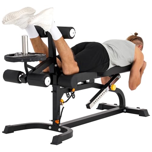Altas Strength Adjustable Utility Bench with Preacher Curl Attachment T76531