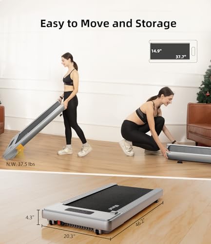 Walking Pad Under Desk Treadmill with Remote Control LED Display M207