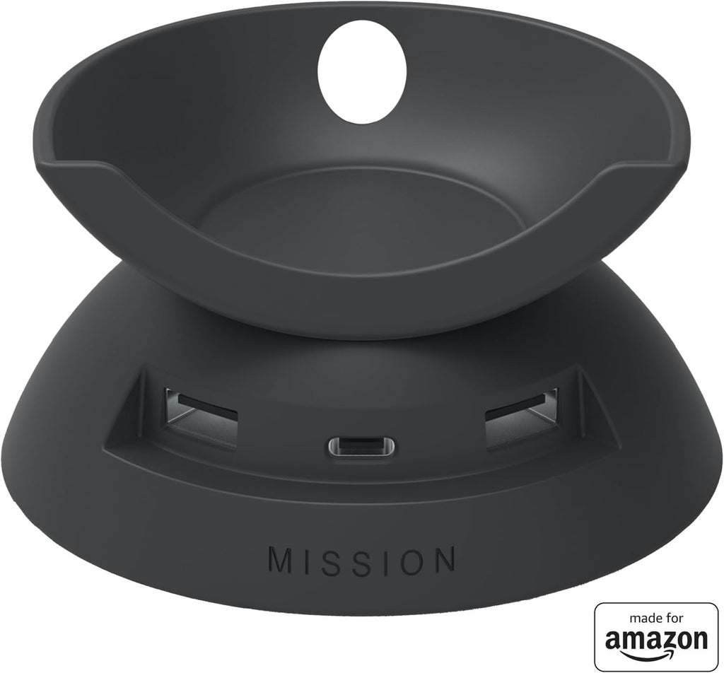 Echo Pop Bundle with Charcoal Stand and USB-C & USB-A Charging Ports J956192