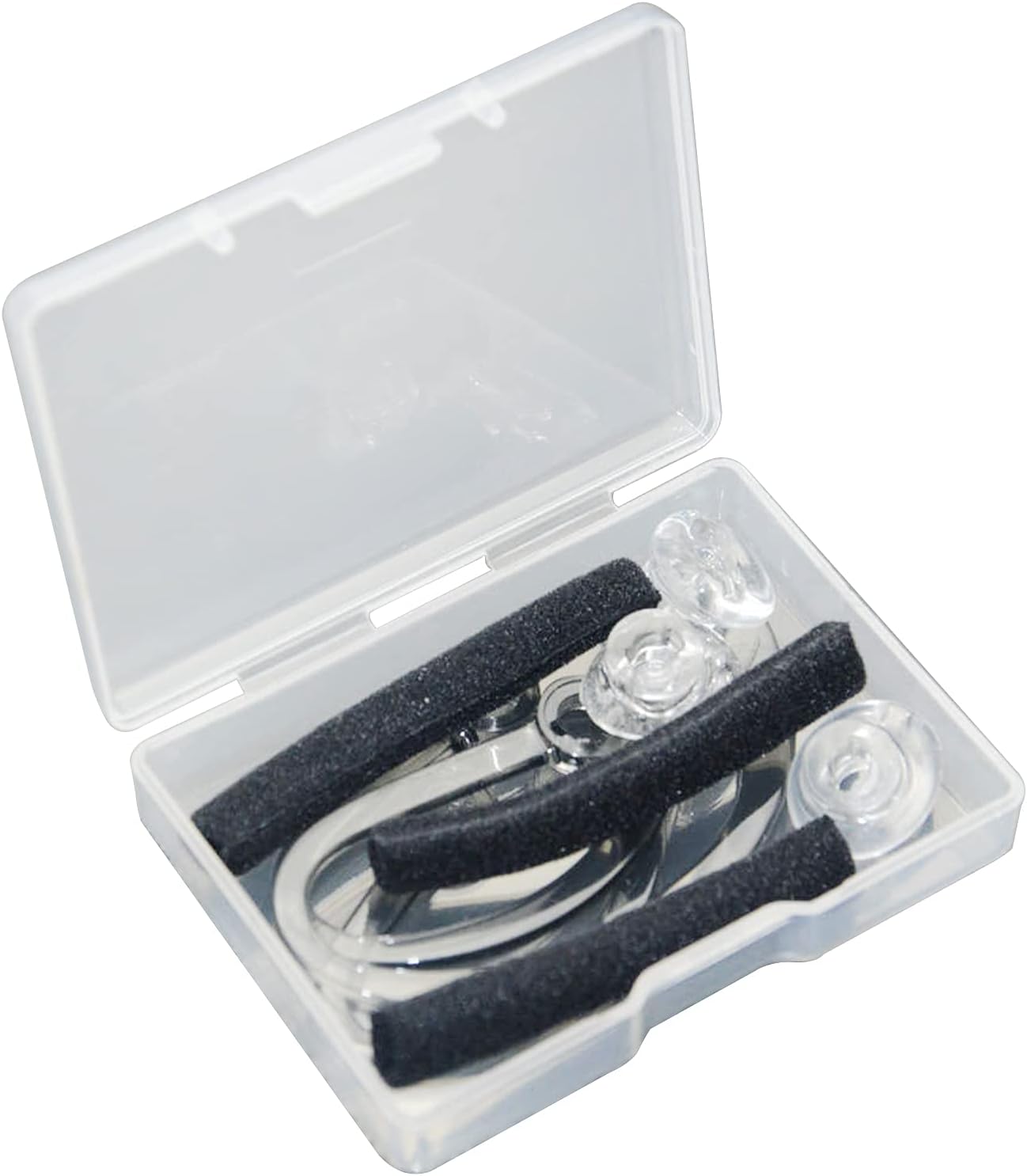 Eargels Earhooks Spare Earbuds with Foam Tube Kit for Plantronics WH500 CS540 W440 CS70 Savi W740 S35856