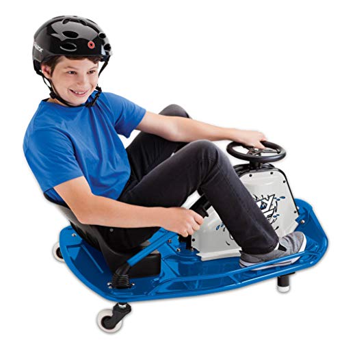 Razor Crazy Cart Blue Drift Trike for Kids and Teens W561664