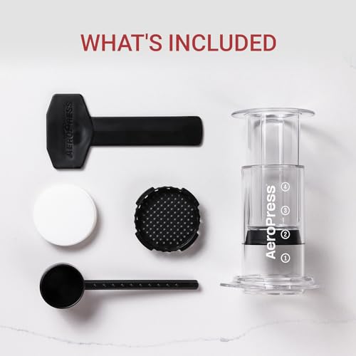 AeroPress Original Coffee Press – 3-in-1 Portable Coffee Maker for Travel C406