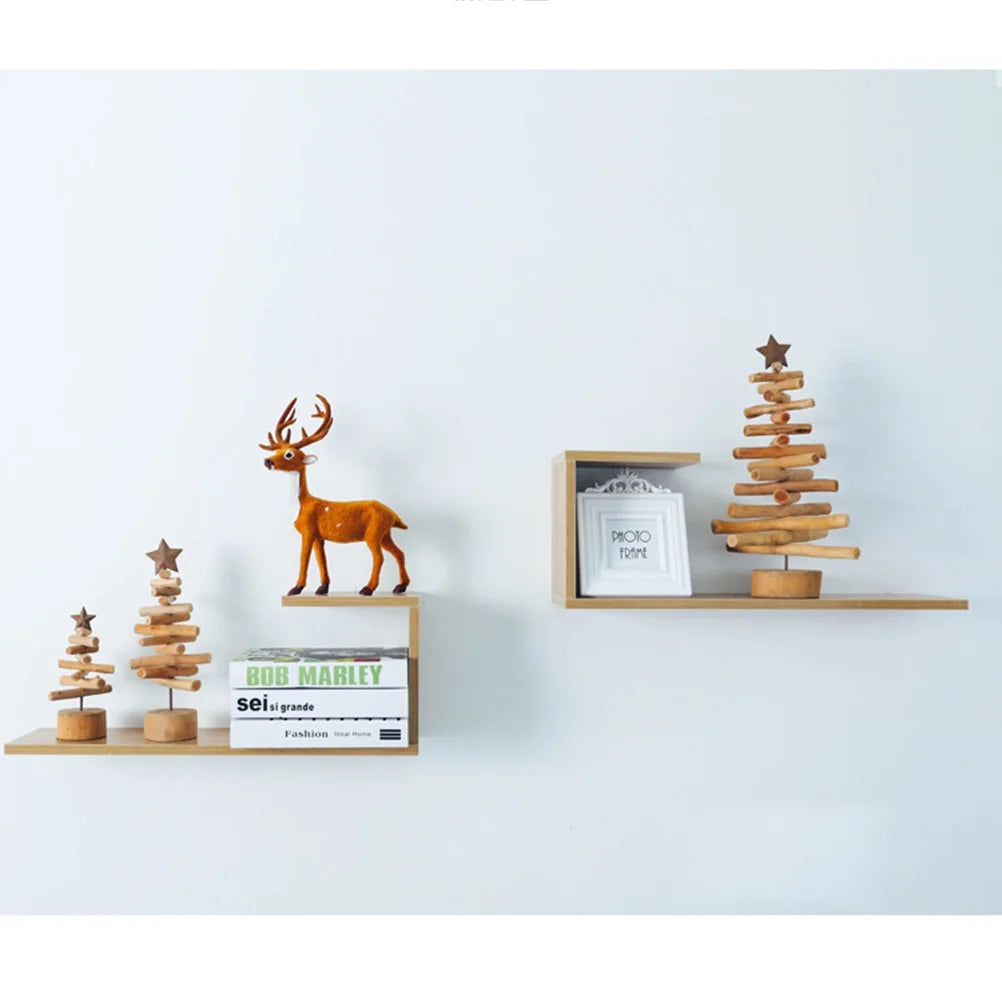 Wooden Christmas Tree Ornament European Style Decor for Home G409699