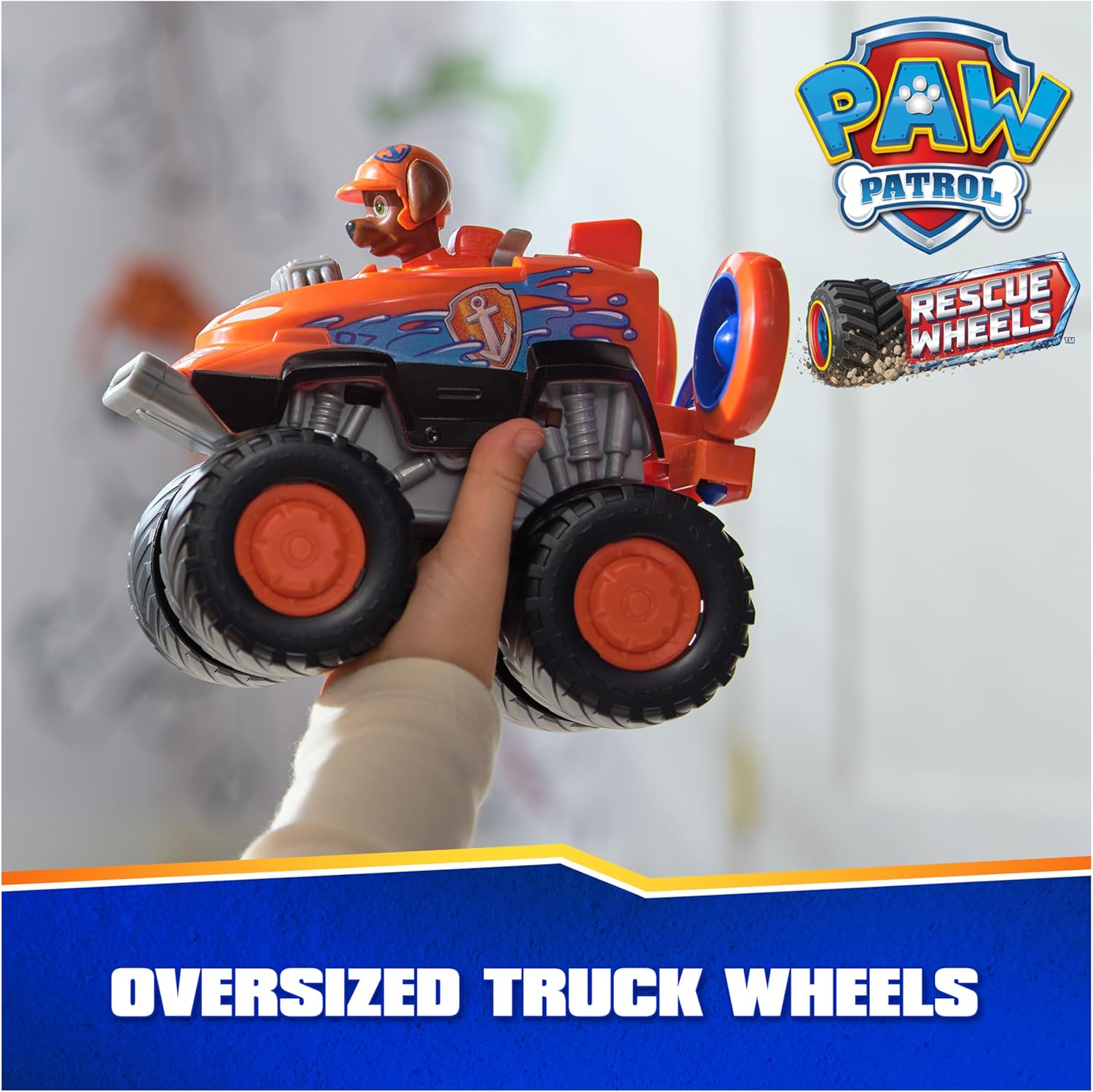 Paw Patrol Rescue Wheels Zuma's Hovercraft Toy Truck with Projectile Launcher L194564