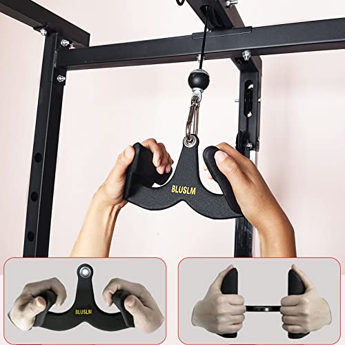 LAT Pull Down Bar for Cable Machine, Tricep Strength Training Handle M7875