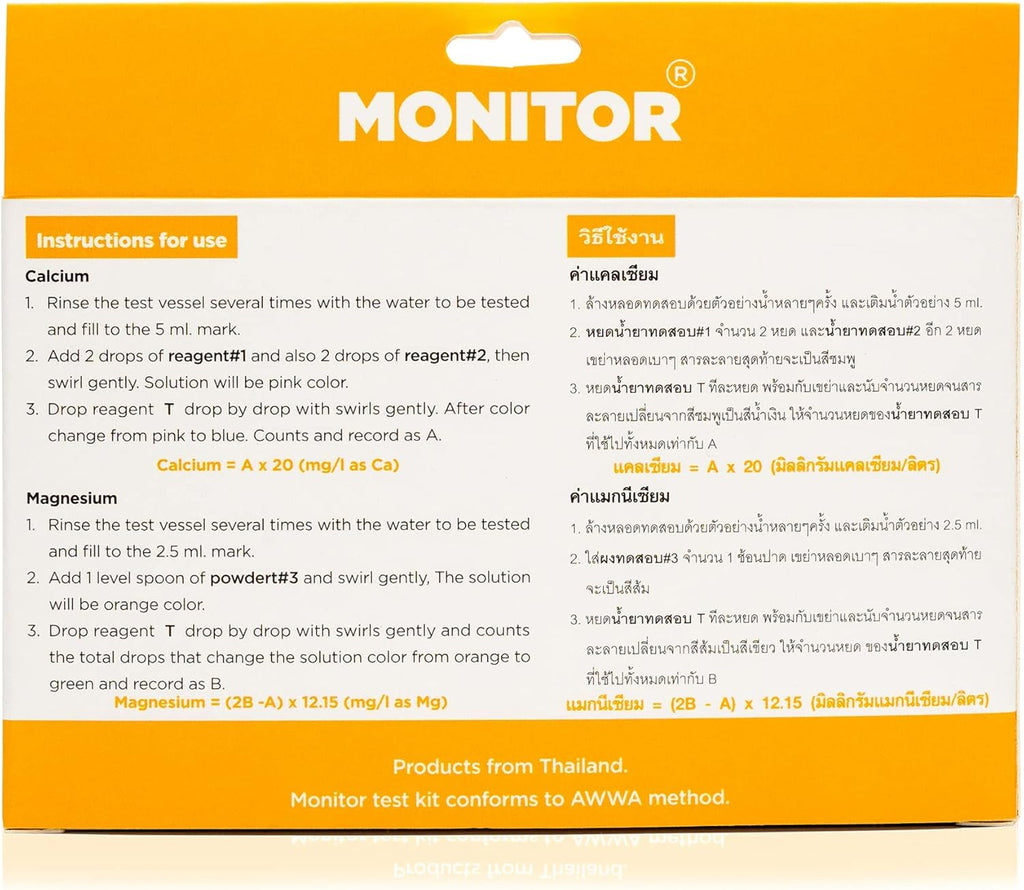 Monitor Calcium/Magnesium Low Salinity Test Kit (120 Tests) H241