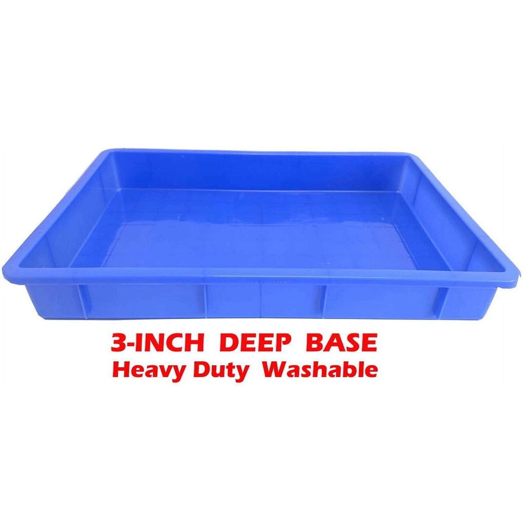 Mcage 3-Story Ferret Chinchilla Habitat Cage with Tight 3/8-Inch Wire H8749
