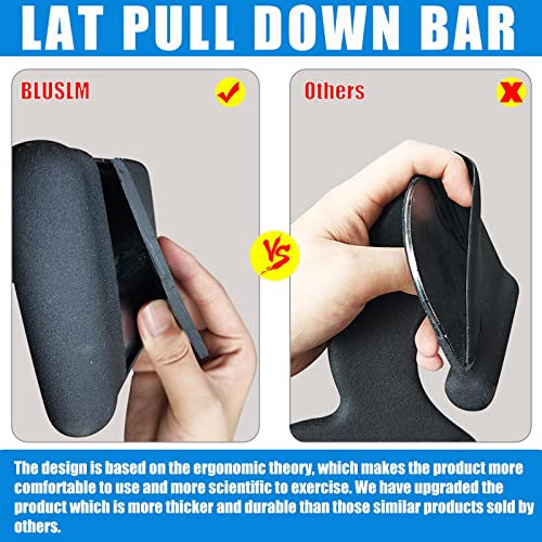 LAT Pull Down Bar for Cable Machine, Tricep Strength Training Handle M7875