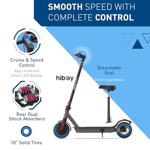 Hiboy S2 Pro Electric Scooter, 500W Motor, 25 Miles Range, Folding for Adults C7570