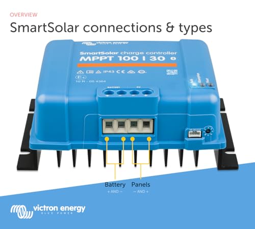 Victron Energy SmartSolar MPPT Solar Charge Controller 100V 50A 12/24V A5522