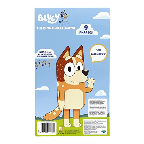 Bluey 13" Talking Plush Interactive Sing Along L589