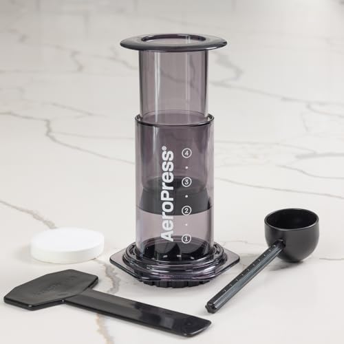 AeroPress Original Coffee Press – 3-in-1 Portable Coffee Maker for Travel C406