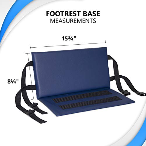 NYOrtho Wheelchair Foot-Rest Extender Elevating Pad with Carrying Bag D6108