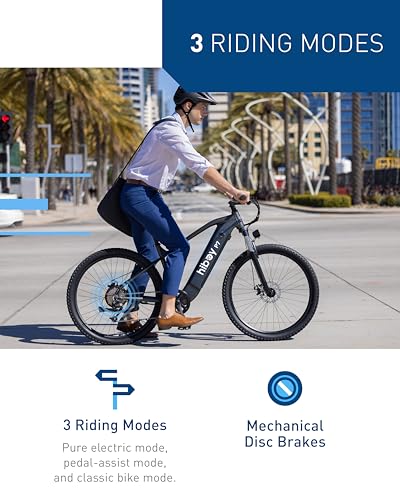 Hiboy P7 Electric Bike for Adults, 800W Peak Motor, 27.5" Mountain Ebike T718
