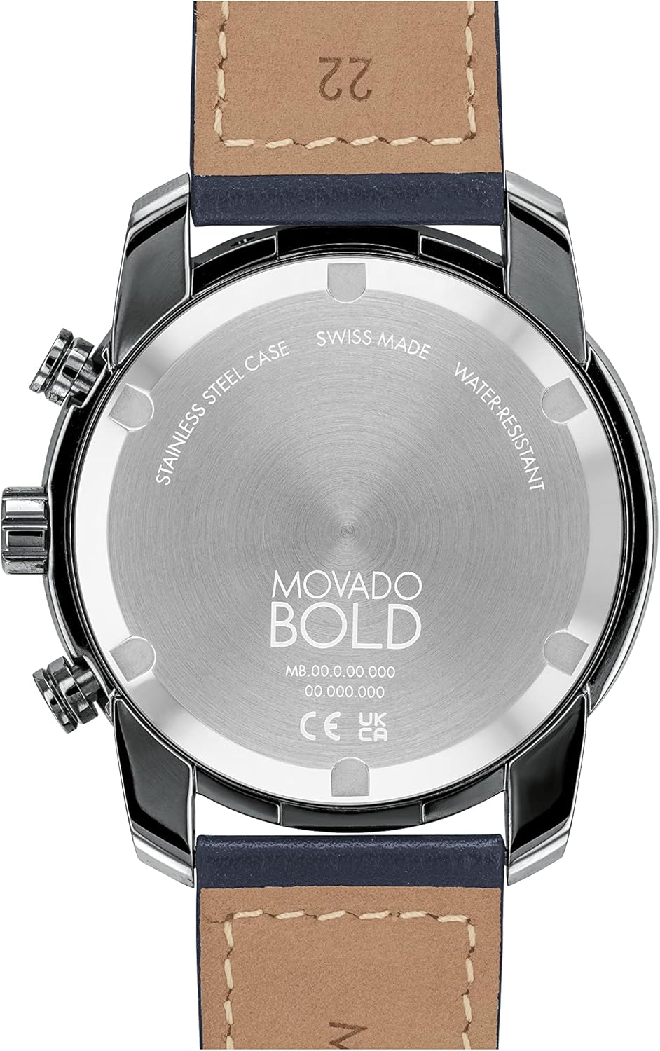 Movado Men's Bold Verso Swiss Quartz Navy Watch T9055