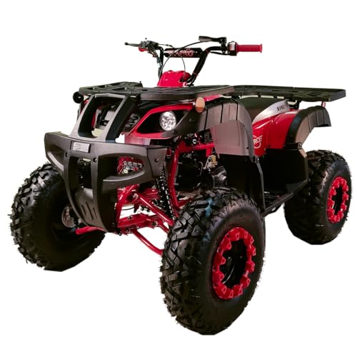 X-PRO 200 Utility ATV with Automatic Transmission w/Reverse,Big 23"/22" Wheels! (Red)