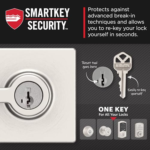 Kwikset Casey Interior Privacy Door Handle with Lock 10 Pack, Matte Black G103018