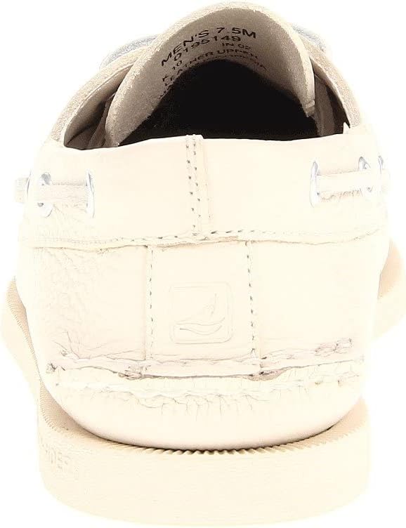Sperry Men's Authentic Original 2-Eye Boat Shoe, White, 10 M US I363