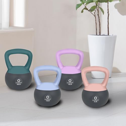 Soft Kettlebell 20lbs Anti Slip Hand Weight for Home Workout O994554
