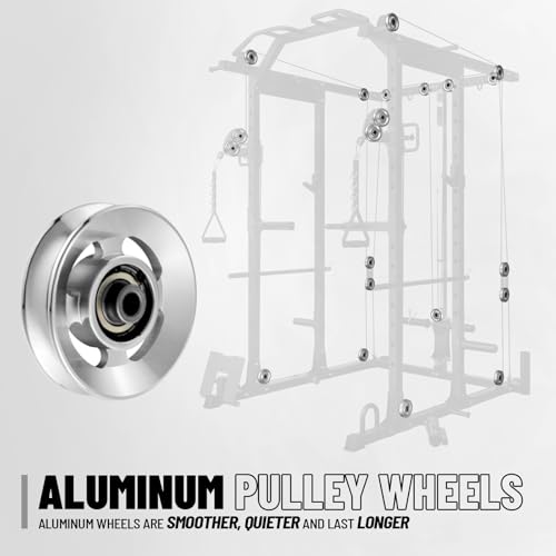 Mikolo Power Cage with Cable Crossover and LAT Pull Down System, 1500LBS I14340