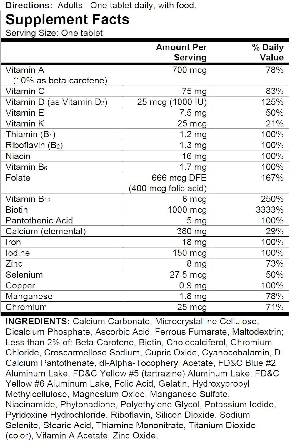One A Day Women’s Multivitamin, 200 Count X49024