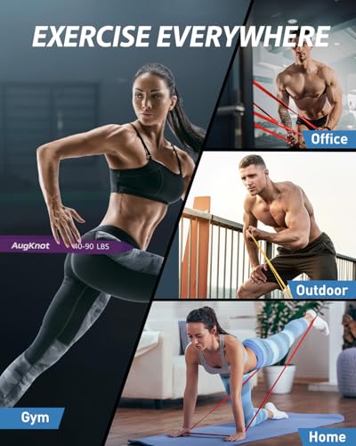 Resistance Bands Set for Working Out, 5-Level Pull Up Assistance, Home Gym R64717