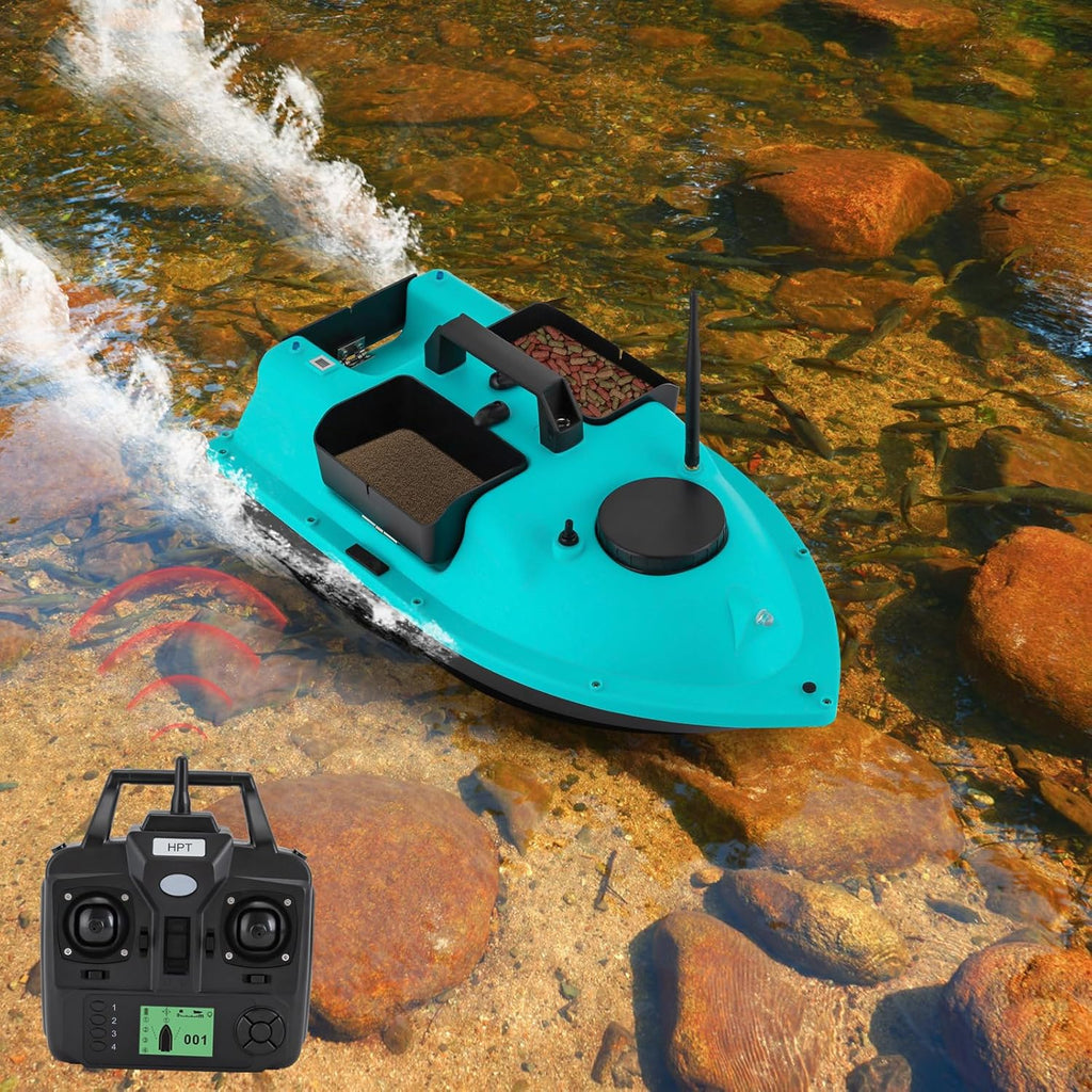 52W RC Fishing Bait Boat with Remote Control & LCD Screen P627