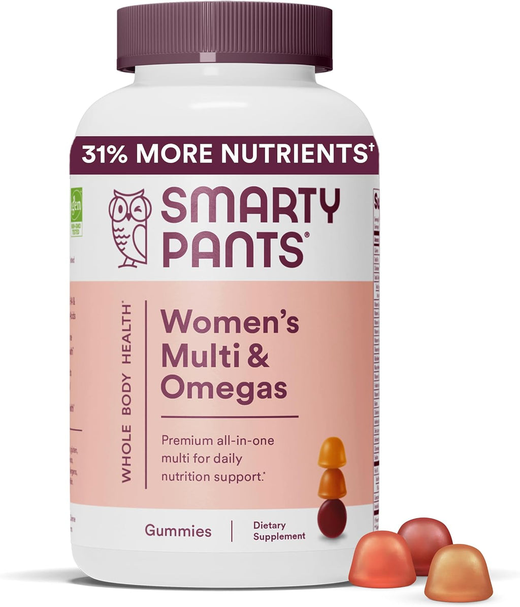 SmartyPants Organic Kids Multivitamin Gummies & Women's Multivitamin Gummies H4563