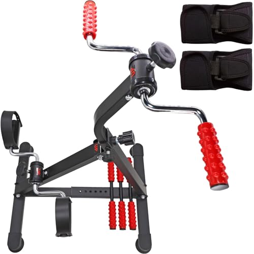 Adjustable Pedal Exerciser Bike for Seniors Total Body Home Fitness Equipment W299356