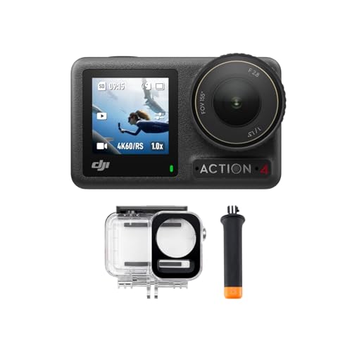 DJI Osmo Action 4 Standard Combo, 4K/120fps Waterproof Action Camera Z960