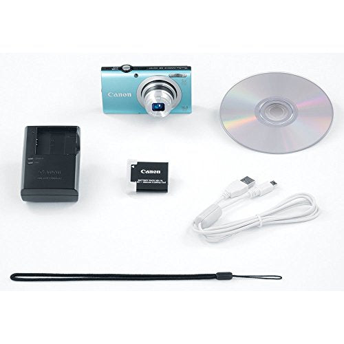 Canon PowerShot A2400 IS 16.0 MP Digital Camera with 5x Optical Zoom and 2.7-Inch LCD (Blue) C1786