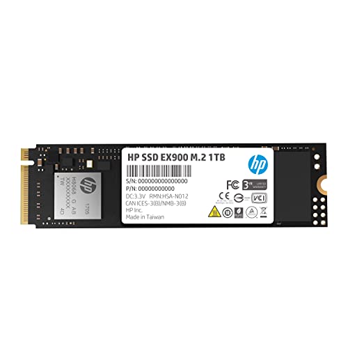 HP EX900 M.2 2280 1TB PCI-Express 3.0 x4 3D TLC Internal Solid State Drive (SSD) 5XM46AA#ABC
