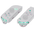 eXtremeRate 7 Colors 9 Modes NS Joycon DFS LED Kit, Multi-Colors Luminated Cherry Blossoms Pink Classical Symbols ABXY Trigger Face Button for Nintendo Switch Joy-Con Controller - Joycon NOT Included