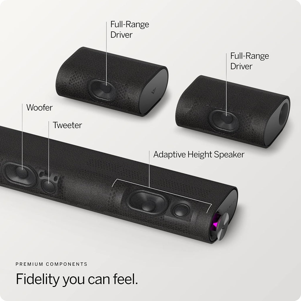 Vizio M512E-K6B-RB 42" 5.1.2 Elevate Soundbar System (Refurbished) Q270