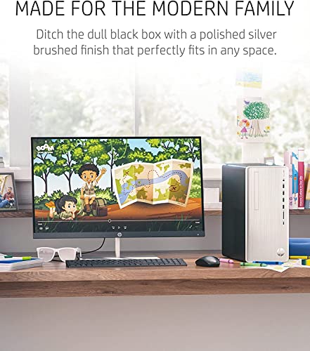 HP Pavilion Desktop PC, AMD Ryzen 5 5600G, 12GB RAM, 1TB HDD, 256GB SSD, Windows 11 M919