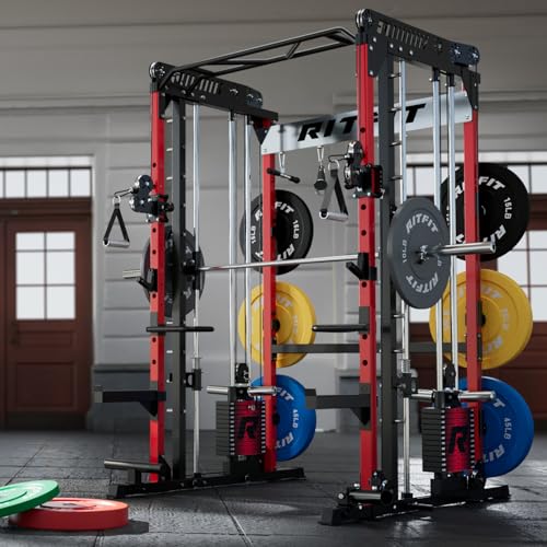RitFit M1 & M1 Pro Smith Machine with Cable Crossover System for Home Gym Y659852