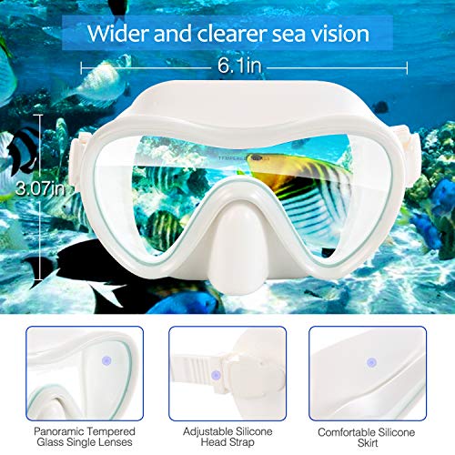 Supertrip Snorkeling Gear for Adults, Anti-Fog Mask and Snorkel Set K3000