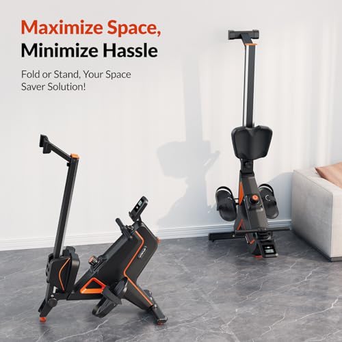 Magnetic Rowing Machine for Home, 16 Levels Resistance, 350 LB Capacity Q832