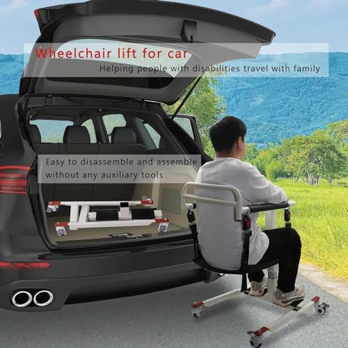 Patient Lift Transfer Chair, 220lbs Capacity Q77849