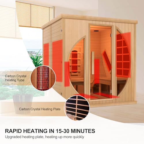 Portable Full Body Steam Sauna Tent for Home Spa with 1500W Steamer, Remote Control, Foldable Chair (Black) L89061