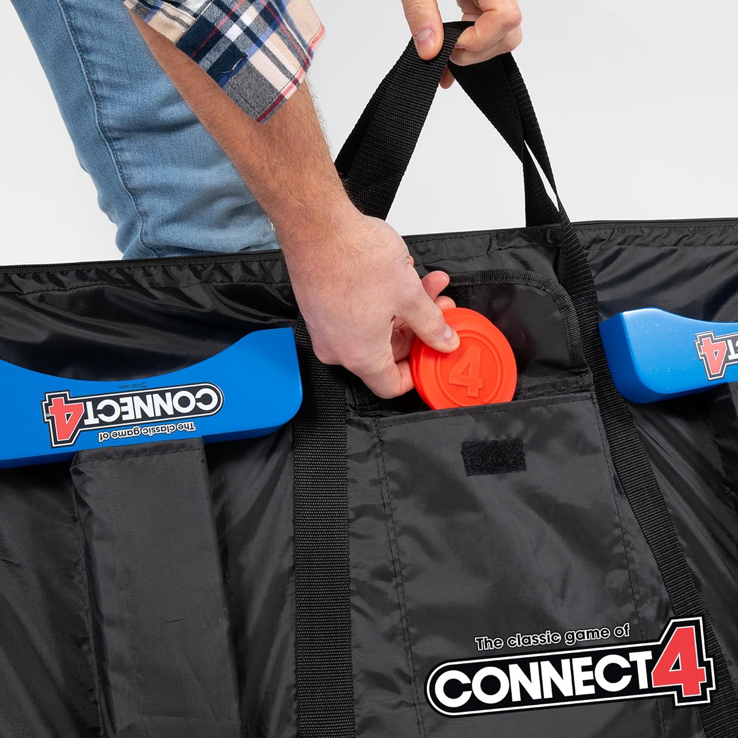 Giant Connect 4 Wooden Board Game by Hasbro N9194
