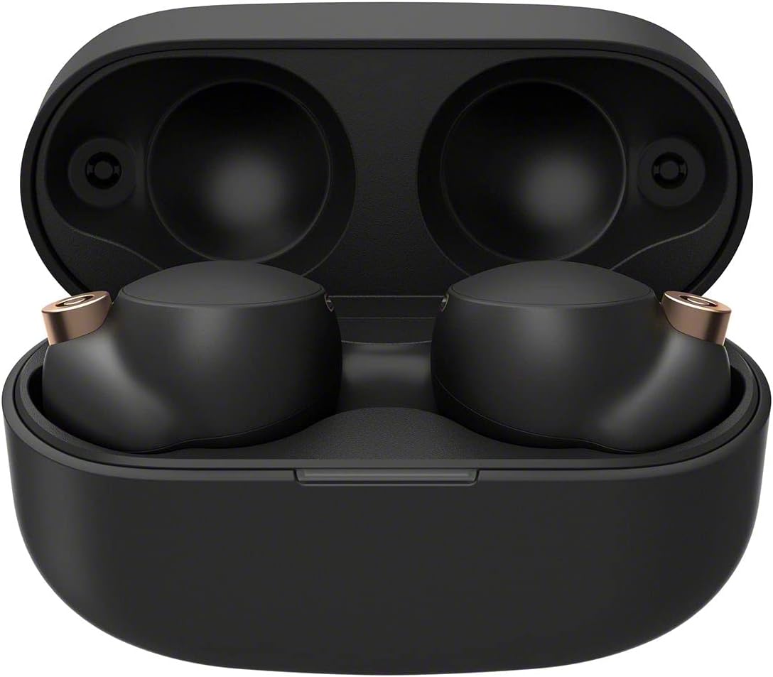 Sony WF-1000XM4 Truly Wireless Noise Cancelling Headphone with Mic, Bluetooth, Black/Copper O522